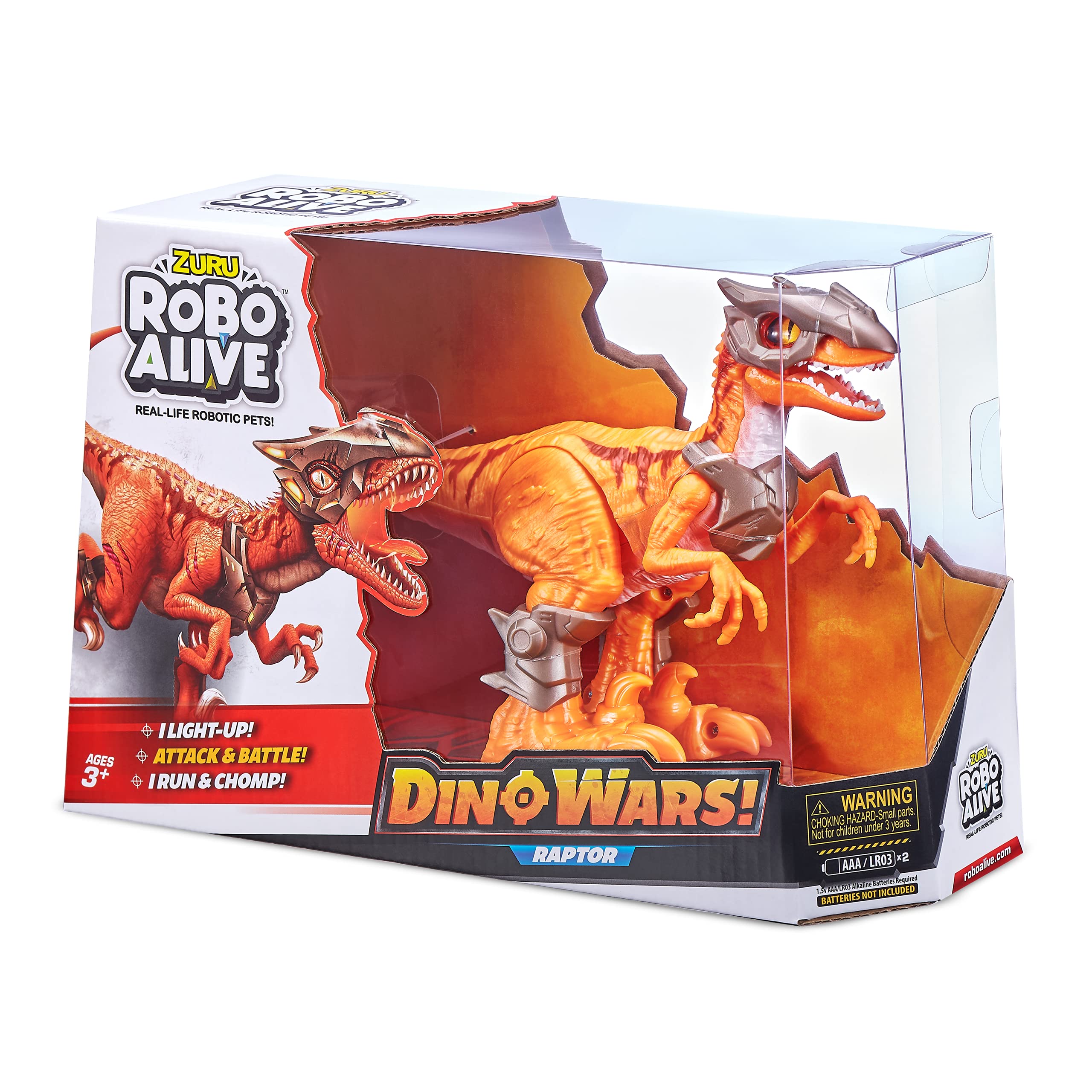 Robo Alive Dino Wars ZURU恐竜戦争ラプター Robo Alive Dino Wars Raptor : Amazon.co.uk: Toys & Games